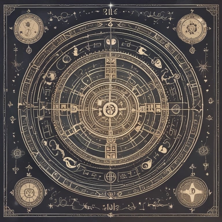 Close-up of hands writing numerology numbers on paper with a candle nearby.