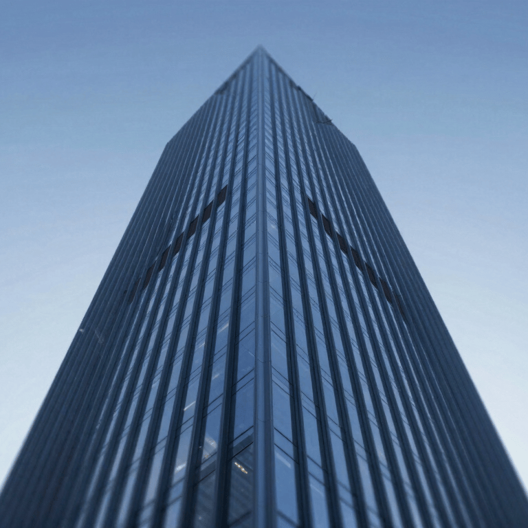 A pair of house keys resting on a professional blue folder (#0A192F).