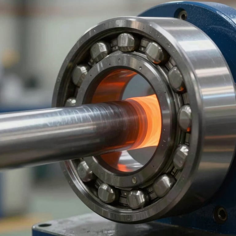 rodamiento expuesto a temperatura