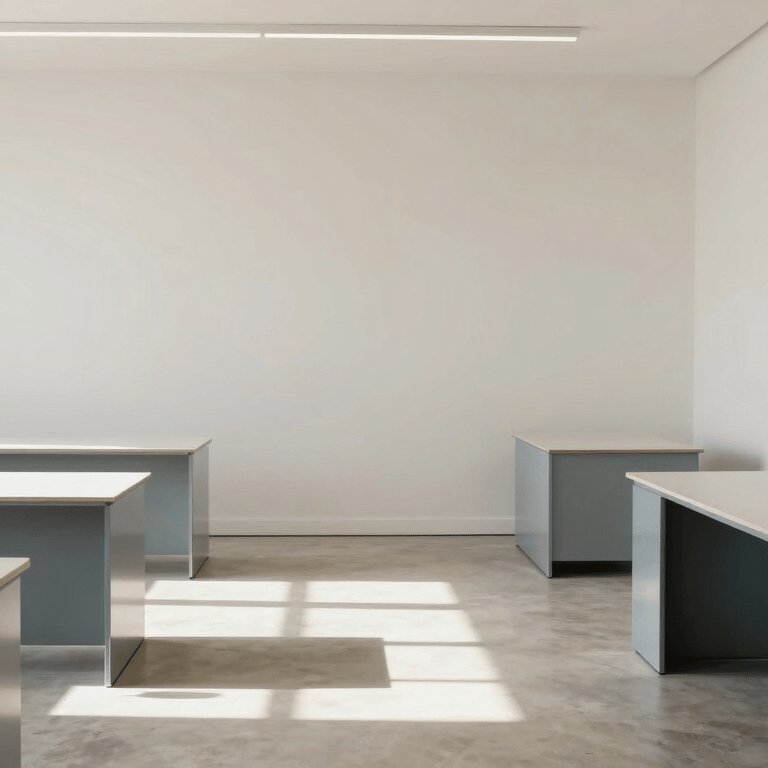 A pair of professional hands typing on a sleek, high-end keyboard in a bright North American / International office environment, featuring pale cloud grey accents.