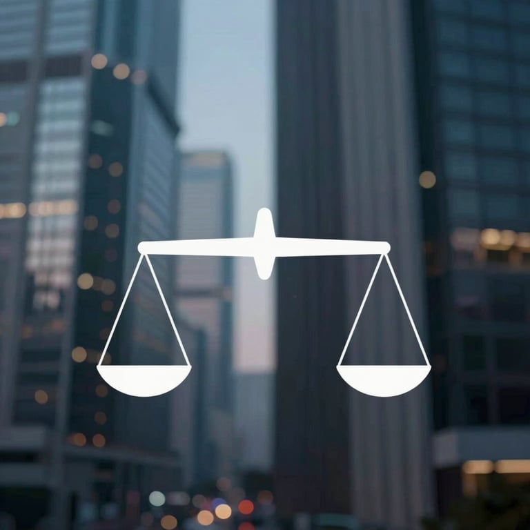 Abstract digital architecture symbolizing scale and innovation in a luxury aesthetic.