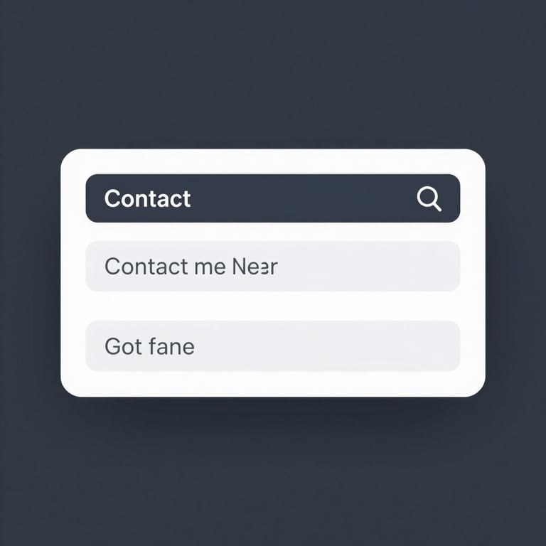 A minimalist contact form on a sleek tech background, highlighting conversion-focused design.