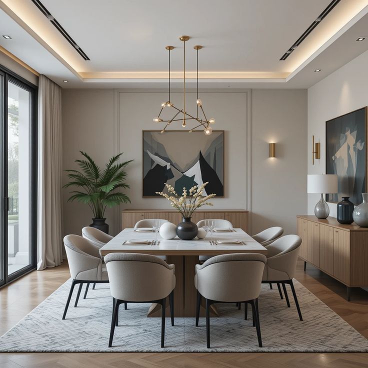 salon tasarımı ile bütünlük sağlanan yaşam alanı