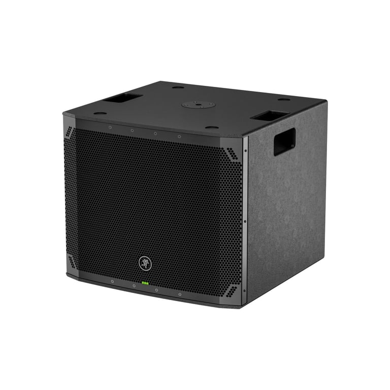 Subwoofer Mackie Thump18Sv4 de 18 pulgadas, vista frontal en perspectiva