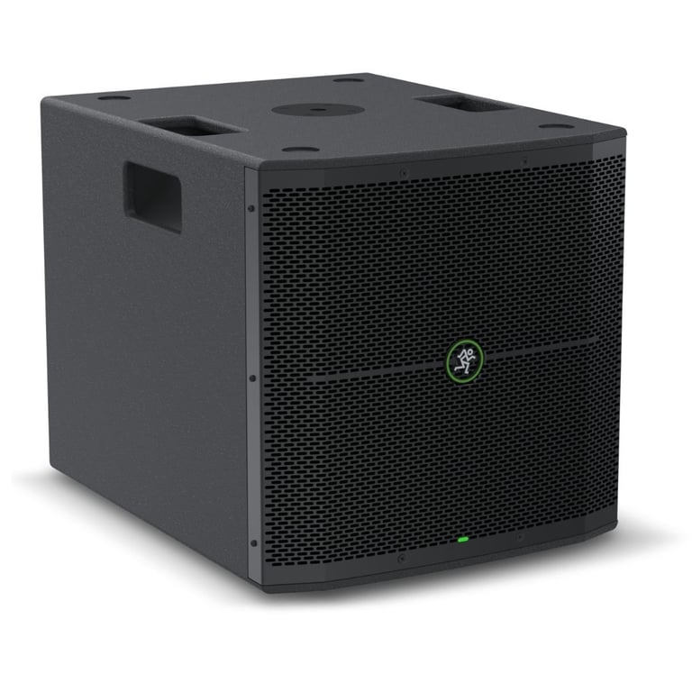 Subwoofer Mackie Thump115S de 15 pulgadas, vista frontal en perspectiva