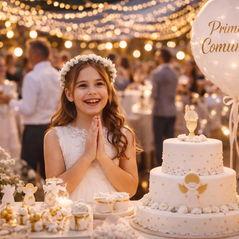 celebracion de mi primera comunion con Solmedia Eventos