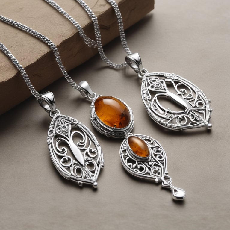 a couple of rings sitting on top of a table