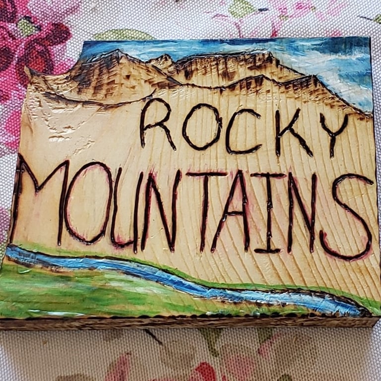 Rockies 1 (wood-oil) Kylee Nicole