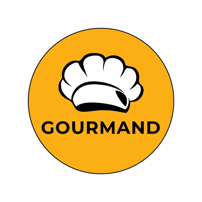 Logo graphic design made for Gourmand food