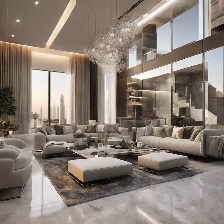 Bright living room with modern inventory