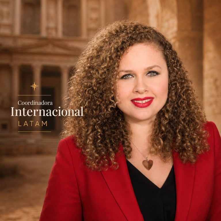 coordinadora internacional LATAM con exclusive jordan