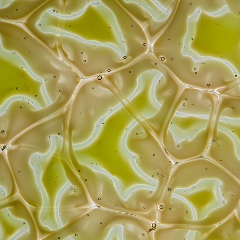 Primordial Soup - Green wall light panel