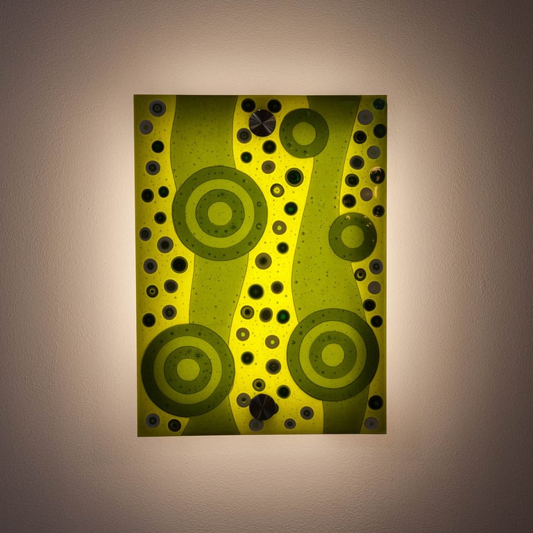 Pond Life - Wall light panel