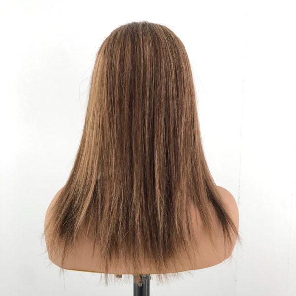 Blonde Ombre Invisible Lace Human Hair Lace Front Wig