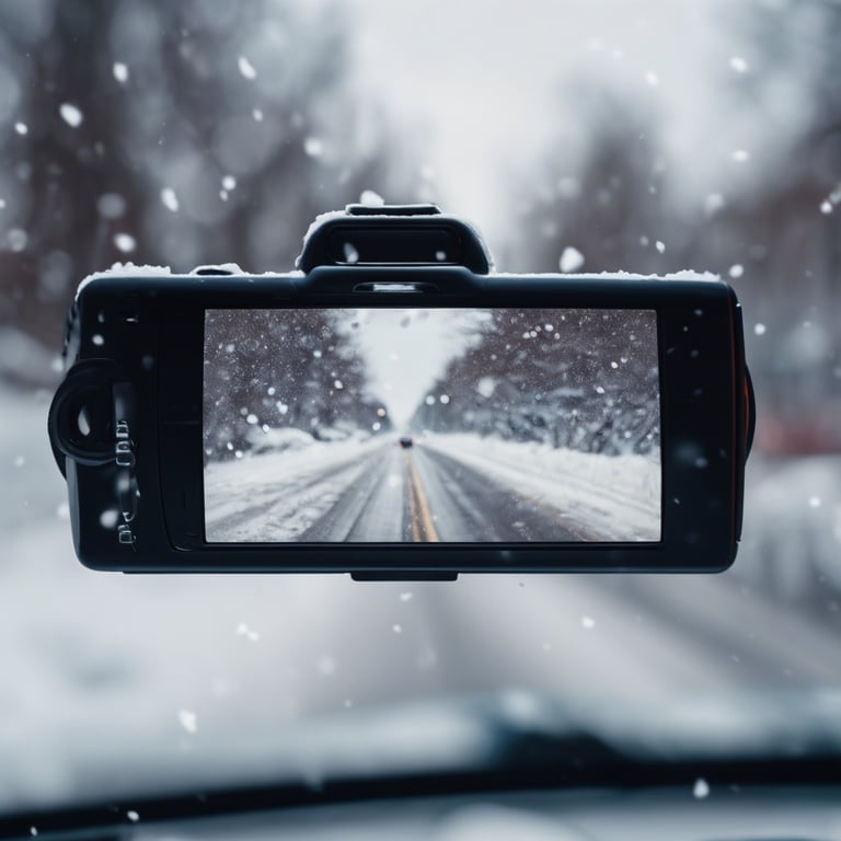 focused photo of a snow flake