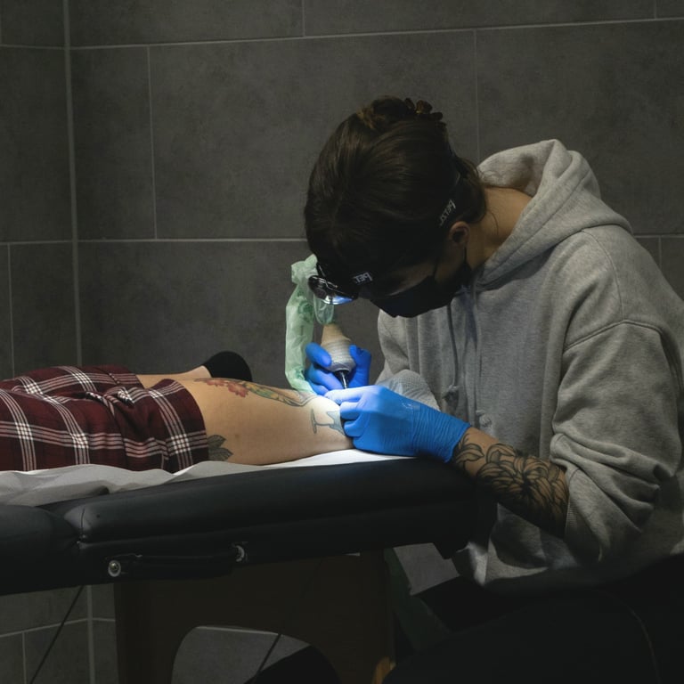 Tattooing process