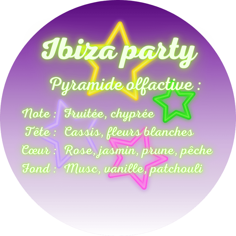 Ibiza Party scented candle from Grasse perfumeries (France)