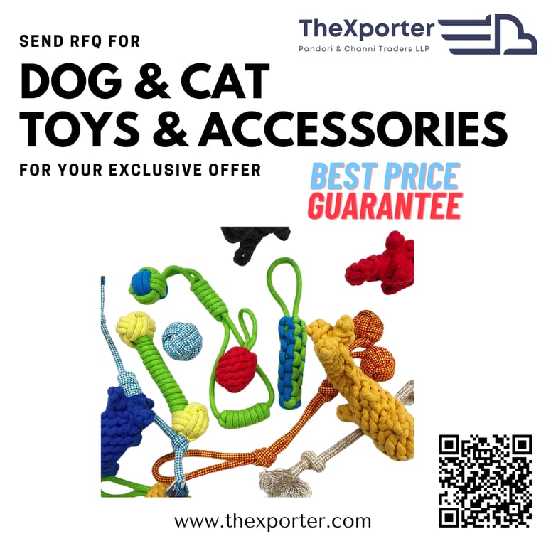 Dogs and pet toys and accessories