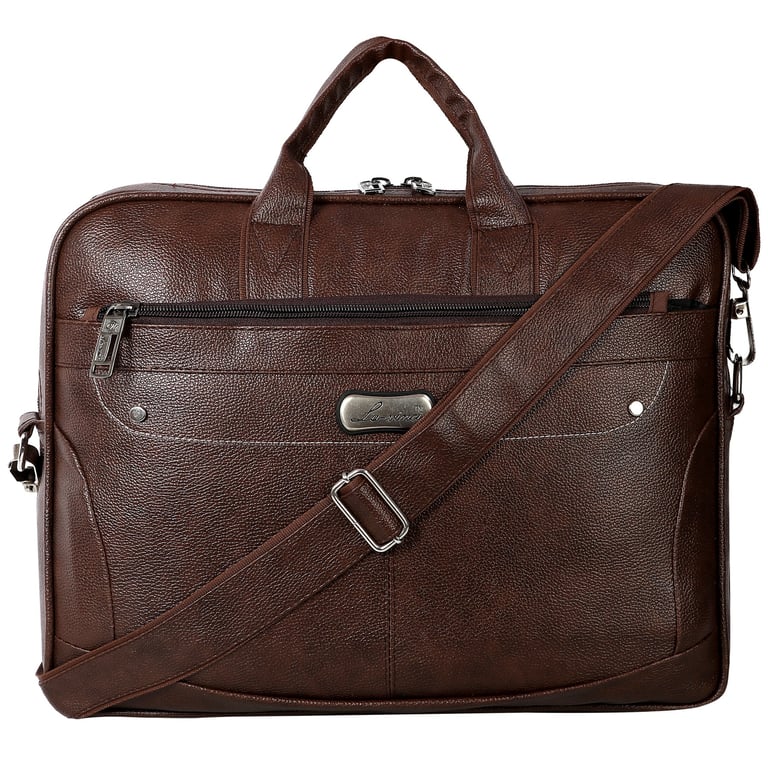 brown leather laptop office bags 