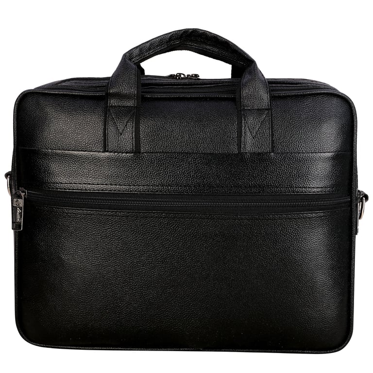 a black briefcase office bag 