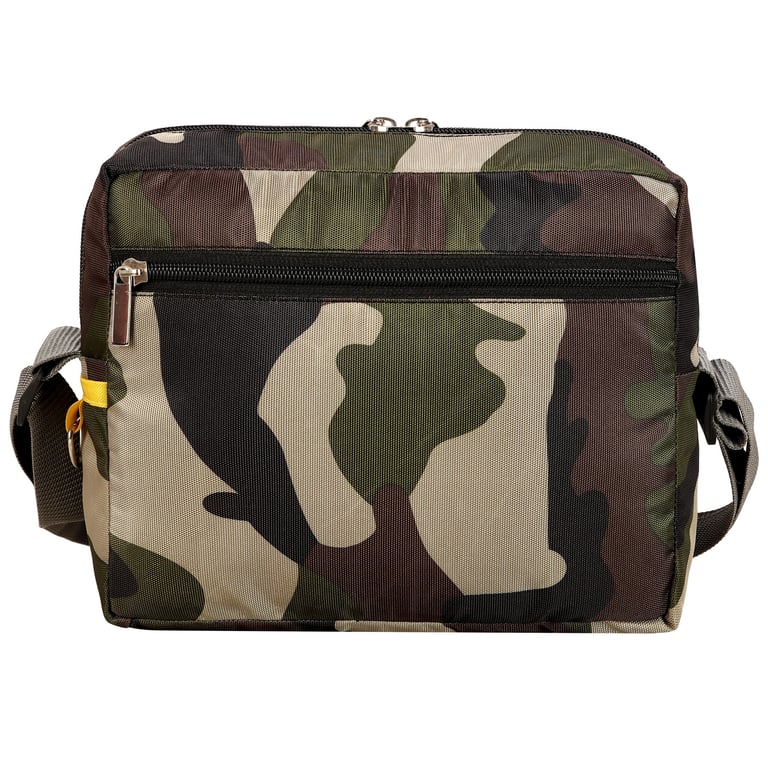 a camouflage sling bag with a camouflage print