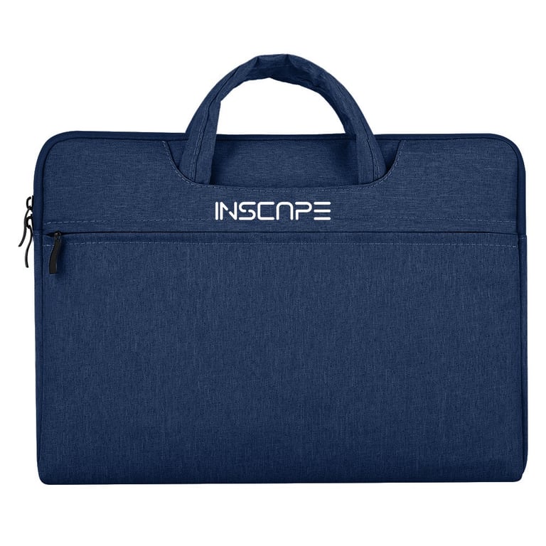 laptop sleeve bag for office with handle in blue color