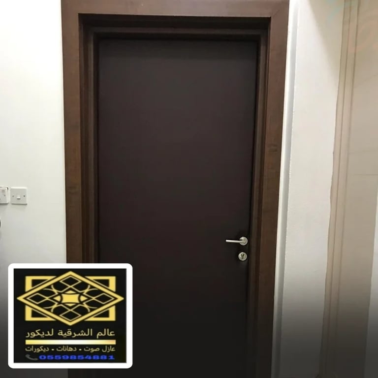 كاتم الصوت للابواب الخبر