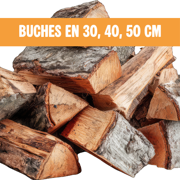 Buches de bois sec mornant