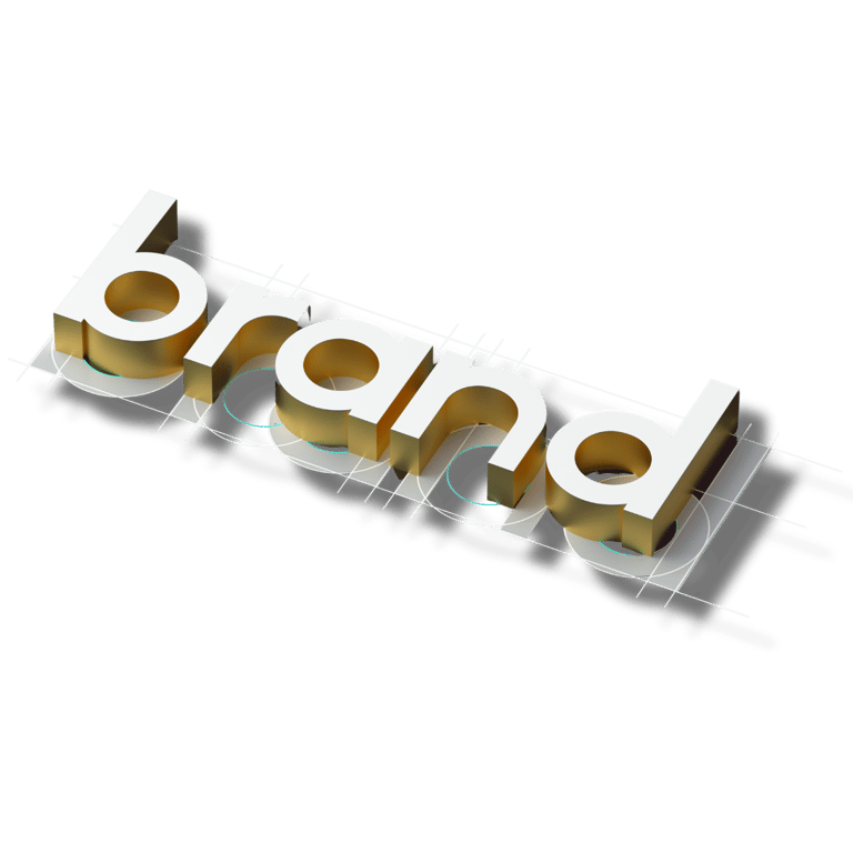 Imagen de un logotipo en construcción