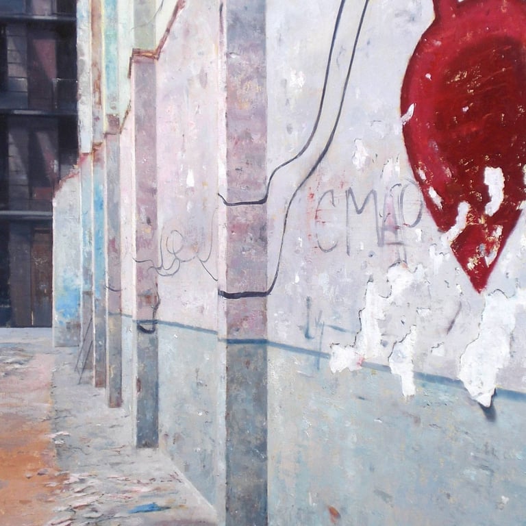 EL CORAZON DE UNA PARET 122 X 83