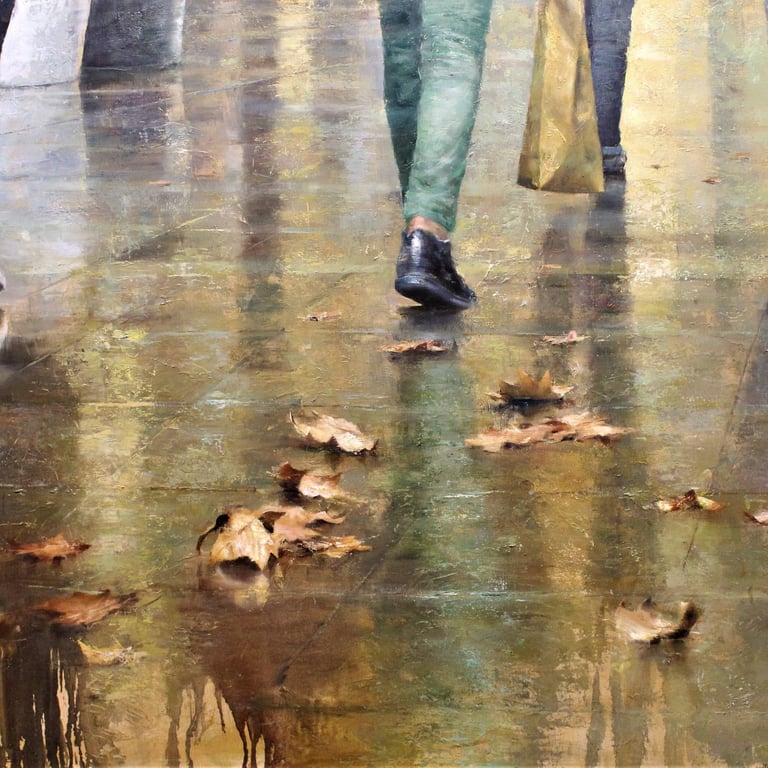 GOLDEN WALK 81 X 100