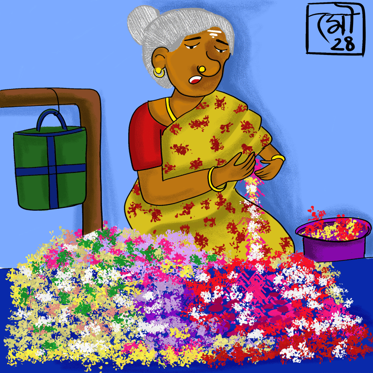 Character illustrations- Flower shop