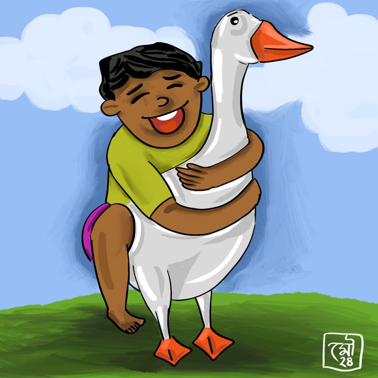 Character illustrations- The swan 