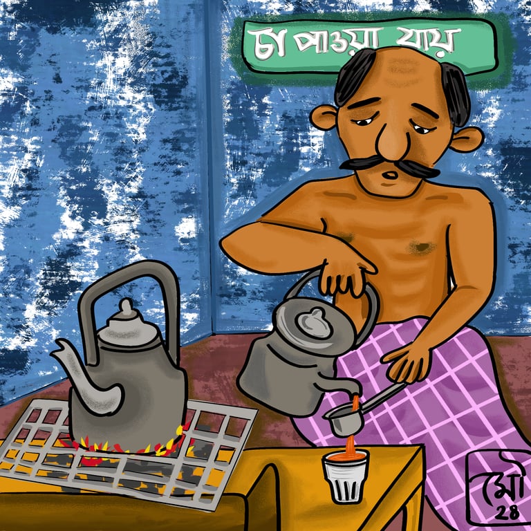 character illustrations- Chaiwala