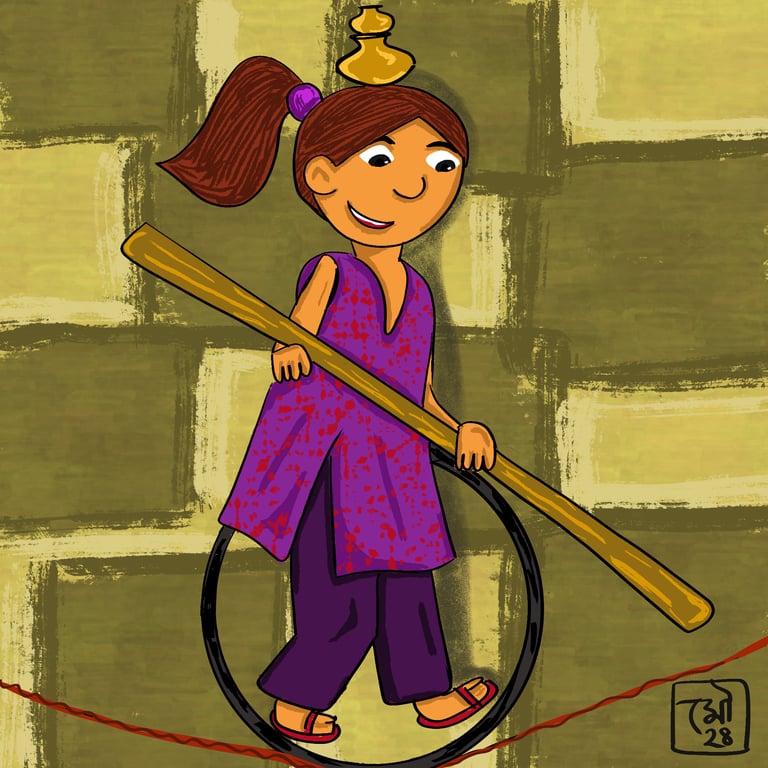 Character illustrations- little circus