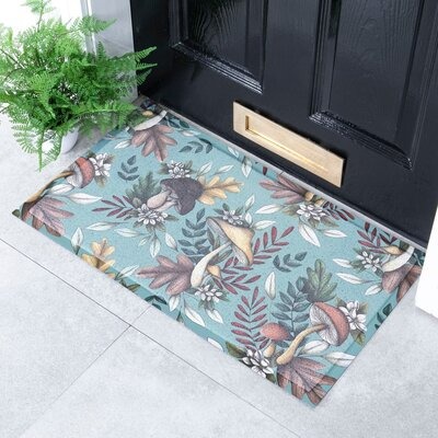 Outdoor Mat with a mushrooms pattern