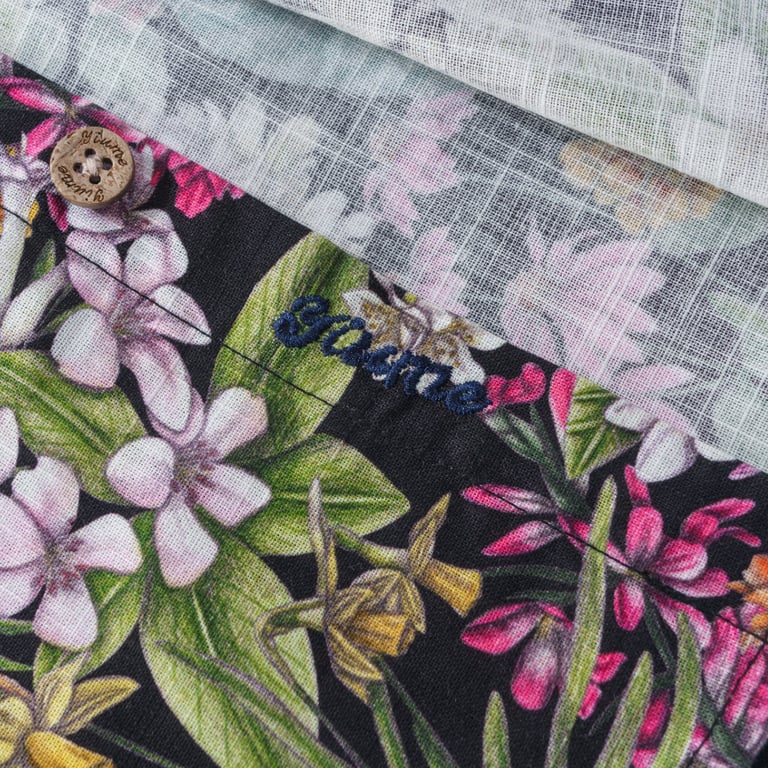 Men's Shirt with a Floral Pattern