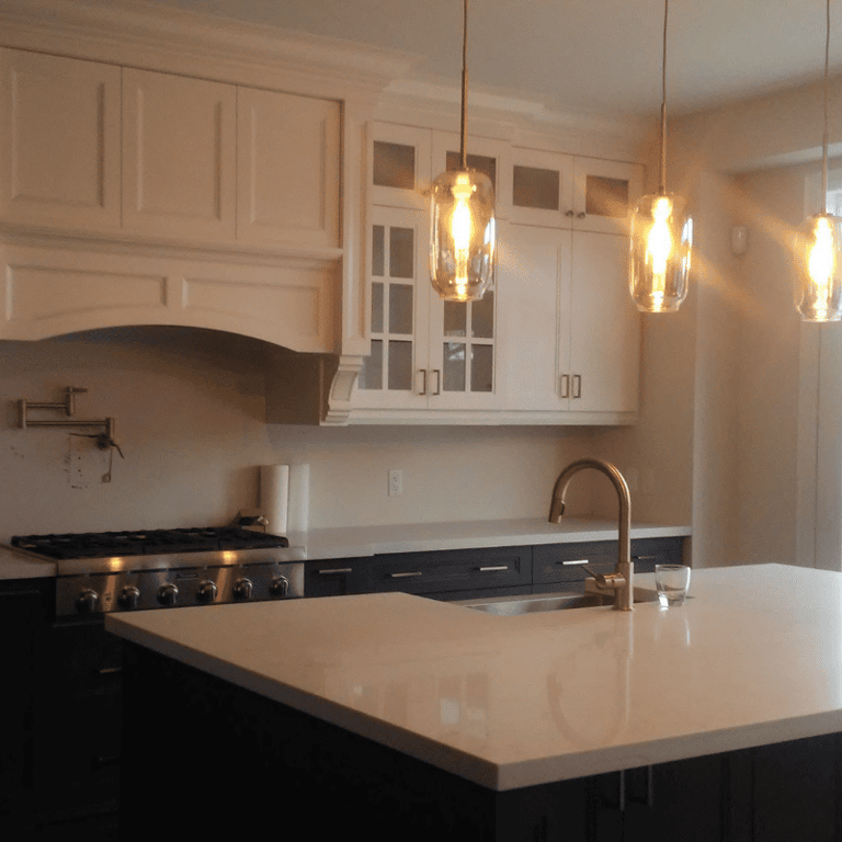 Kitchen cleaning after renovation in Durham Region