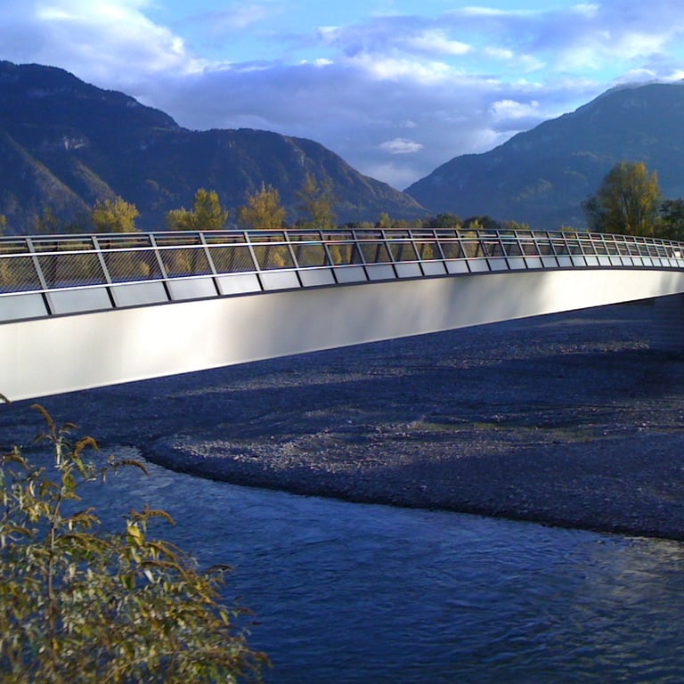 Passerelle sur l'arve