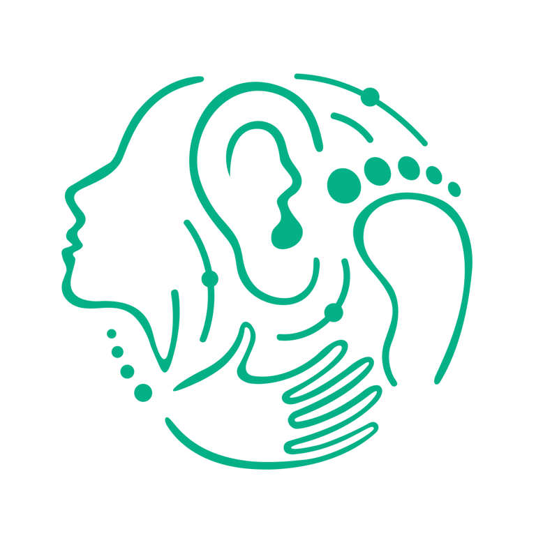 La réflexologie combinée réunie les 4 réflexologies (plantaire palmaire, faciale et auriculaire)