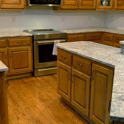 Quartzcountertops installation in near kansas city