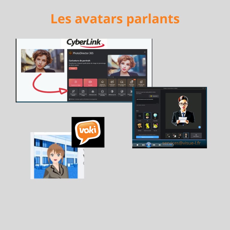 Entreprise Visue'L Les avatars parlants