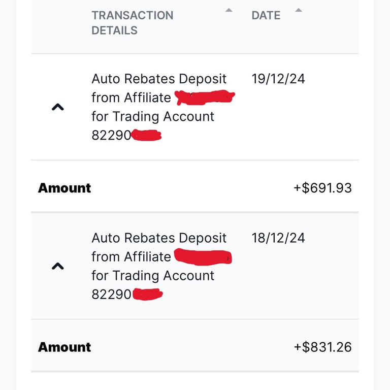 XM Cashback Auto Rebate