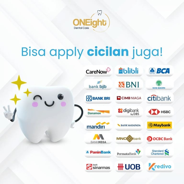 ONEight Dental Care - Pembayaran Cicilan