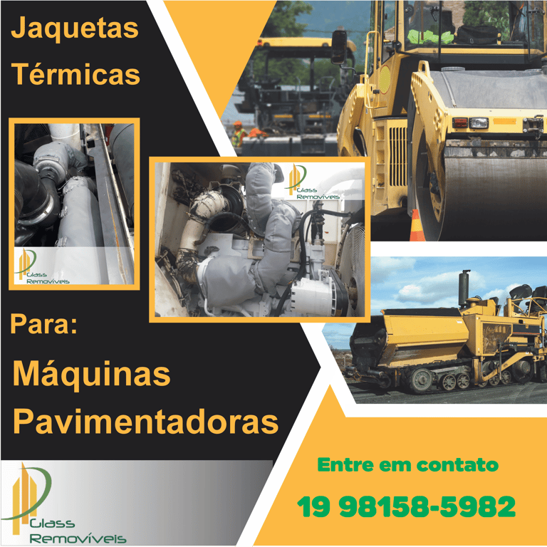 Jaquetas Térmicas para máquinas pavimentadoras