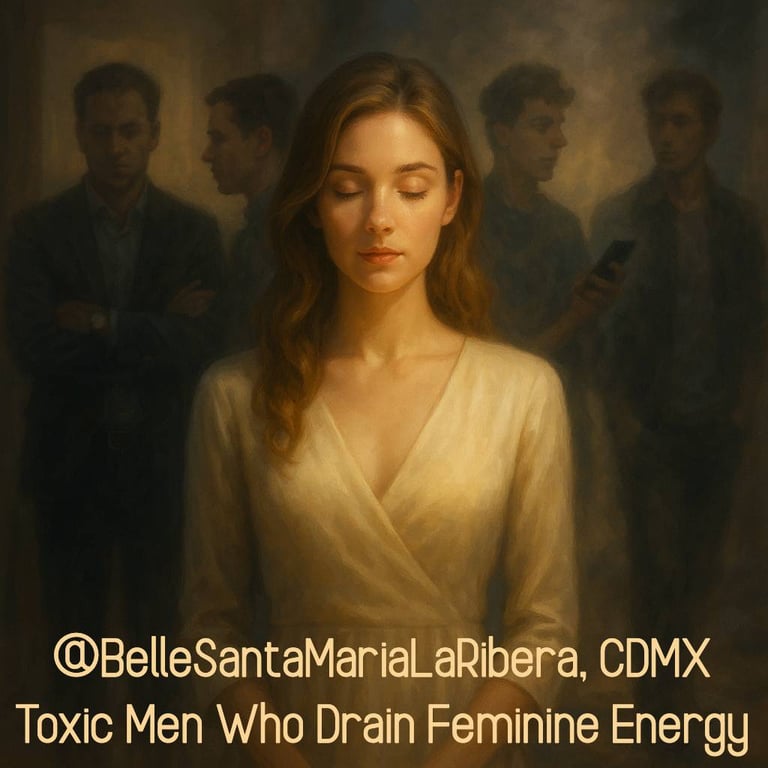 woman glowing with calm and strength. toxic men: married, confused, attention-seeking belle.com.mx