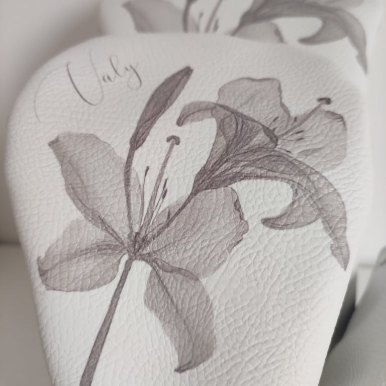 couvre-bois de golf personnalisé avec un dessin d'un proche