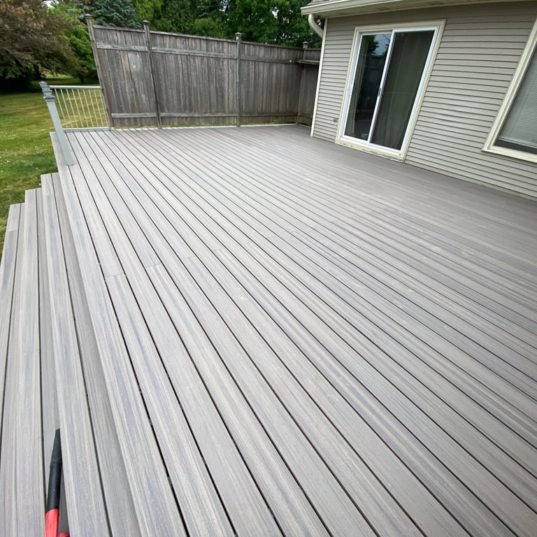 Composite deck built in Williamston MI