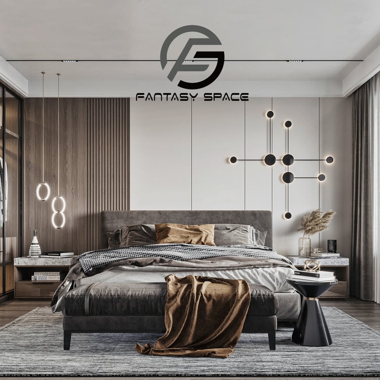 現代簡約室內設計-隱形櫃體與懸浮式電視牆設計案例-幻想空間