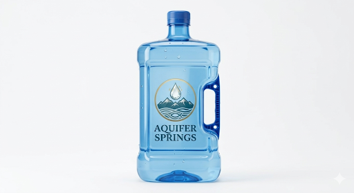 11.36 liter lightweight spring water jug for easy carry refills in the Okanagan.